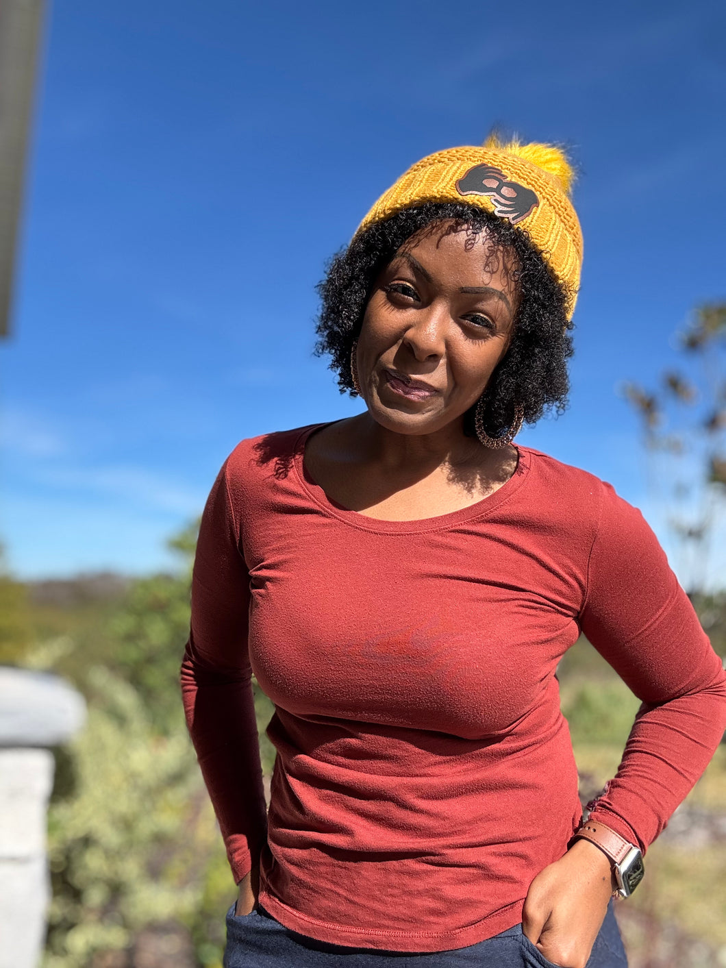 Cozy Interpreter Beanie with Faux Sherpa Lining