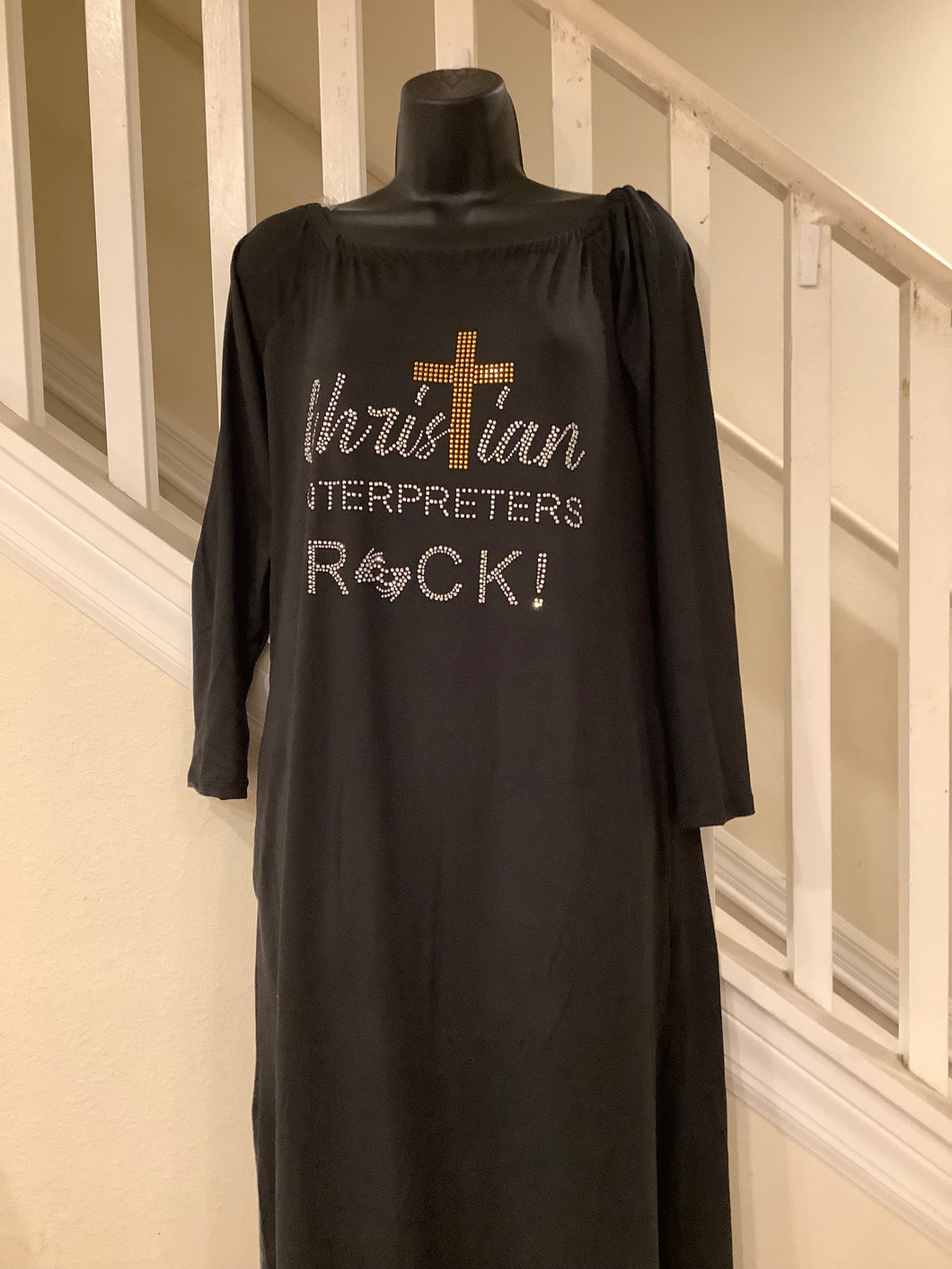 Long Sleeve Dress (w/pockets) Christian Interpreters Rock