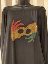 Load image into Gallery viewer, Long sleeve dress (w/pockets) Interpreter Hands (Green, Red, Gold)
