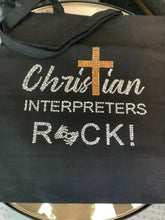 Load image into Gallery viewer, Christian Interpreters Rock Tote Bag
