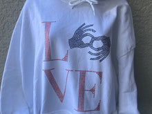 Load image into Gallery viewer, BLING &quot;Love Interpreter&quot; Hoodie
