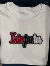 Load image into Gallery viewer, Multi-Color "Interpreter" Chenille Patch
