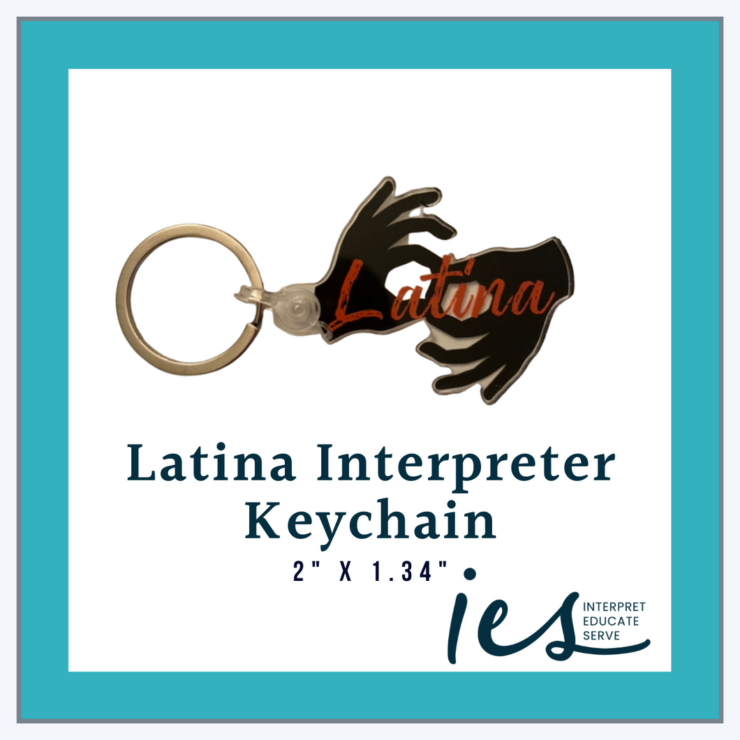 Latina Interpreter Keychain