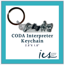 Load image into Gallery viewer, CODA Interpreter Keychain
